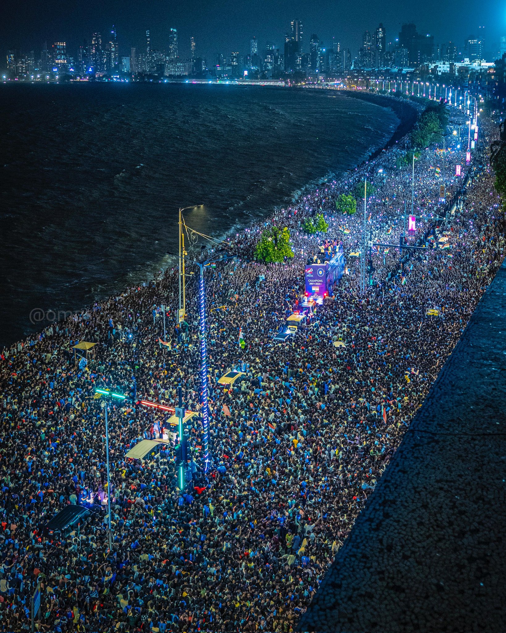 This become biggest victory parade in sports history 