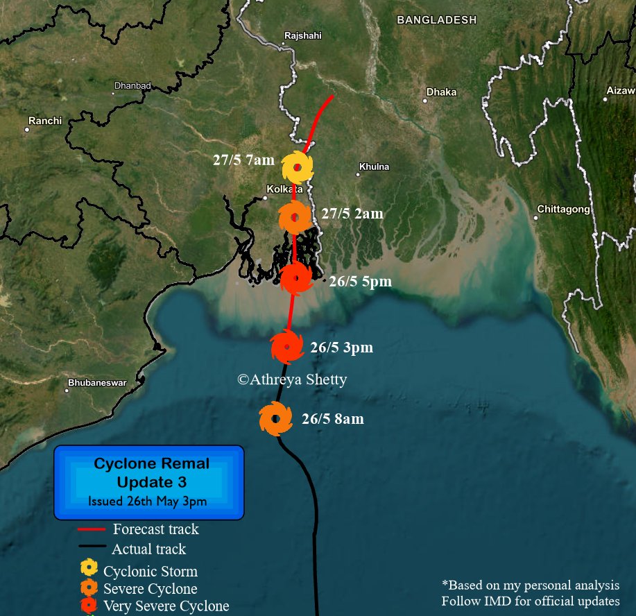 সতর্কবার্তা - কয়েক ঘন্টার মধ্যে ধেয়ে আসছে রেমাল